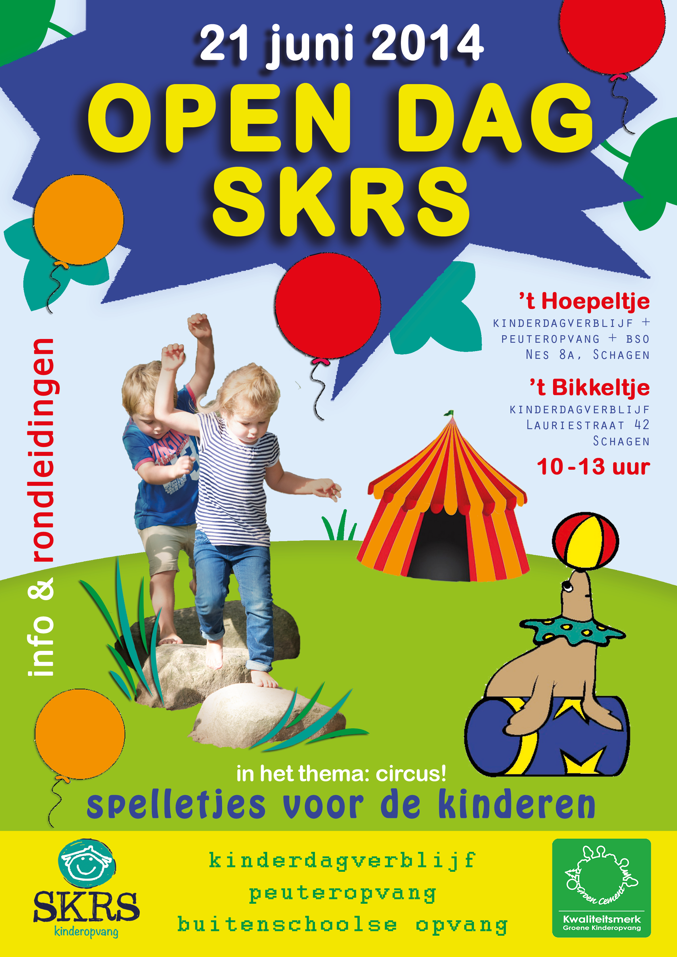 Zaterdag 21 juni: open dag SKRS! 