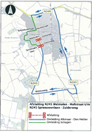 Afsluiting Westerweg N245 - 20:00 - 05:00 - periode: 25 november/15 december 2014