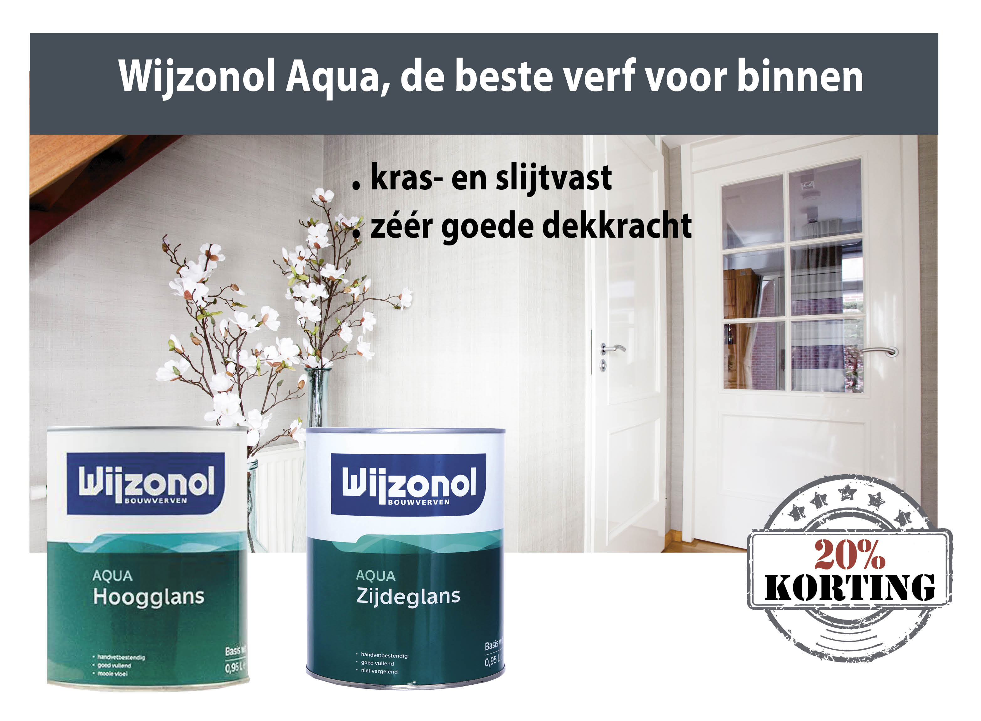 Wijzonol Aqua, de beste verf voor binnen 